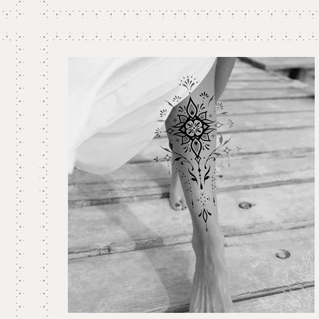Tattoo by @bashiriannils — ornamental, dotwork