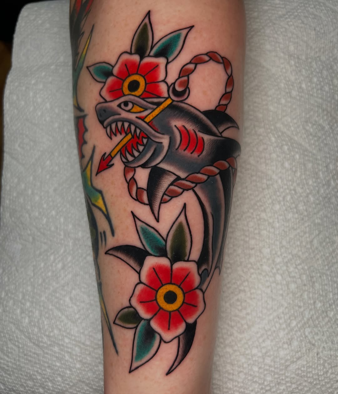 Tattoo by @peteherg — american_traditional