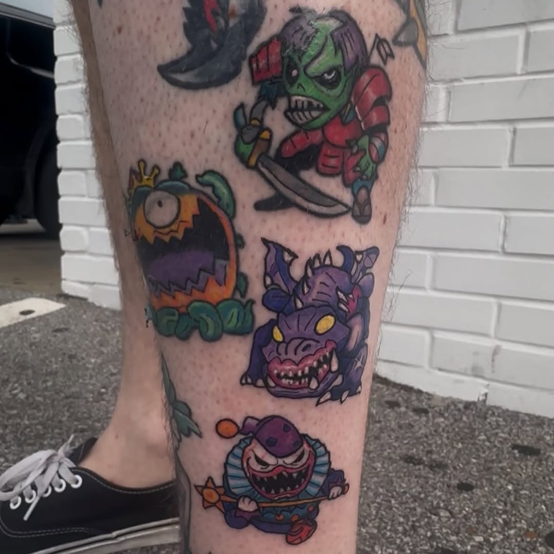 Tattoo by @poppacoppa — new_school, anime