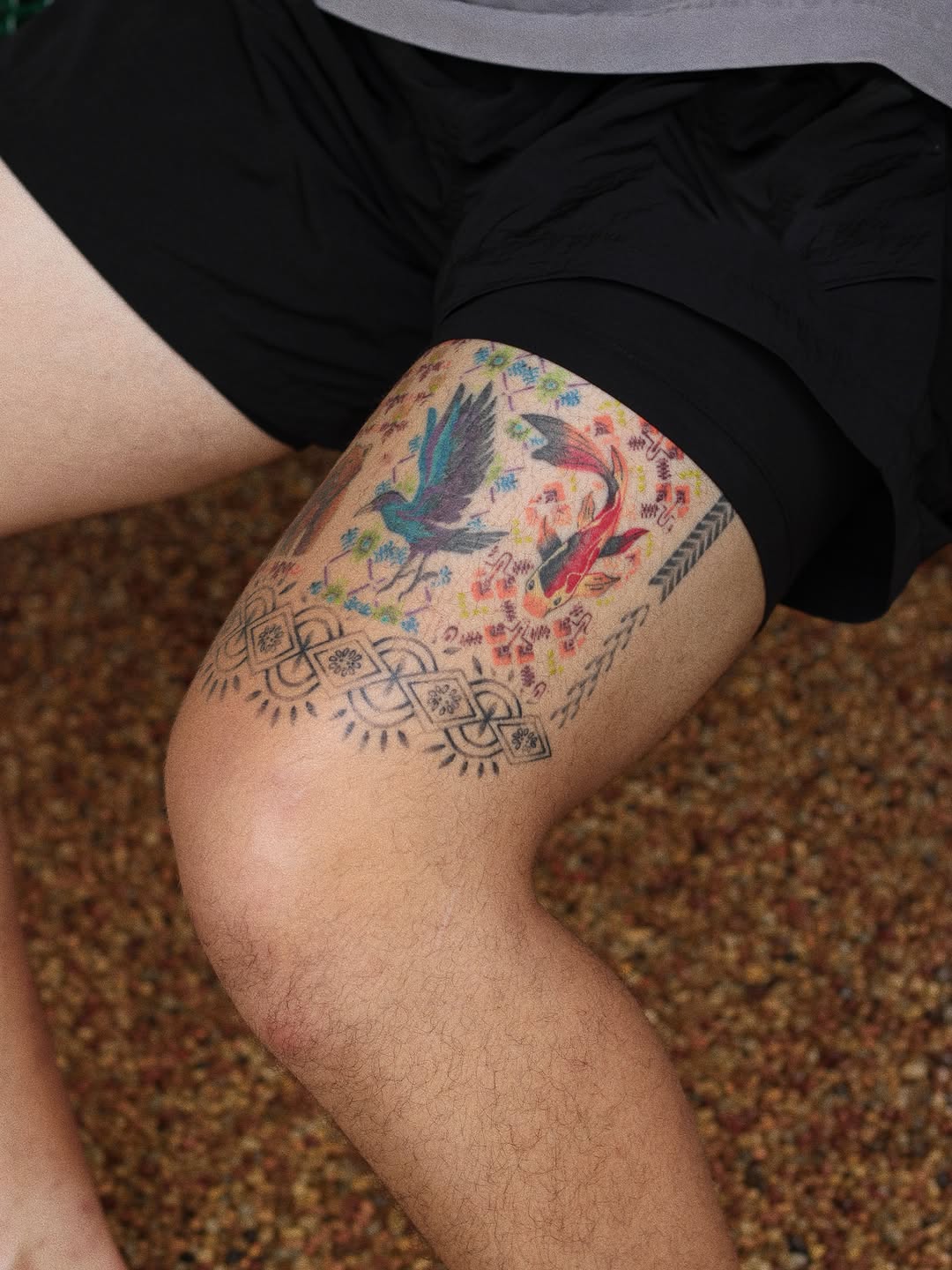 Tattoo by @miikasche — japanese_irezumi, fine_line
