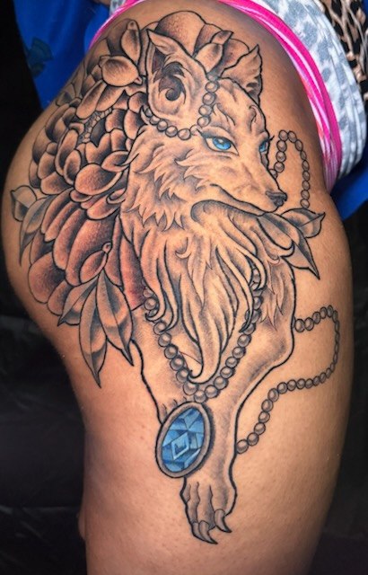 Tattoo by @d3athlore — realism, black_and_grey