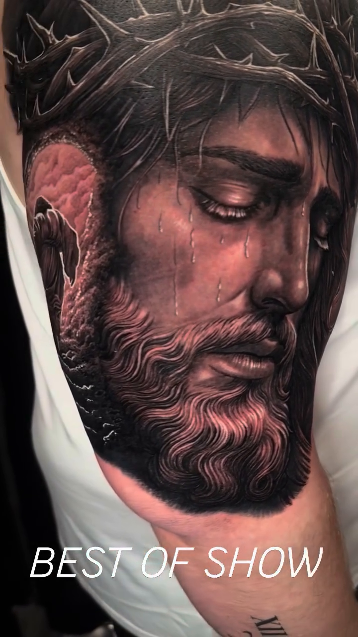 Tattoo by @howboutjesse_tattoos โ realism, black_and_grey