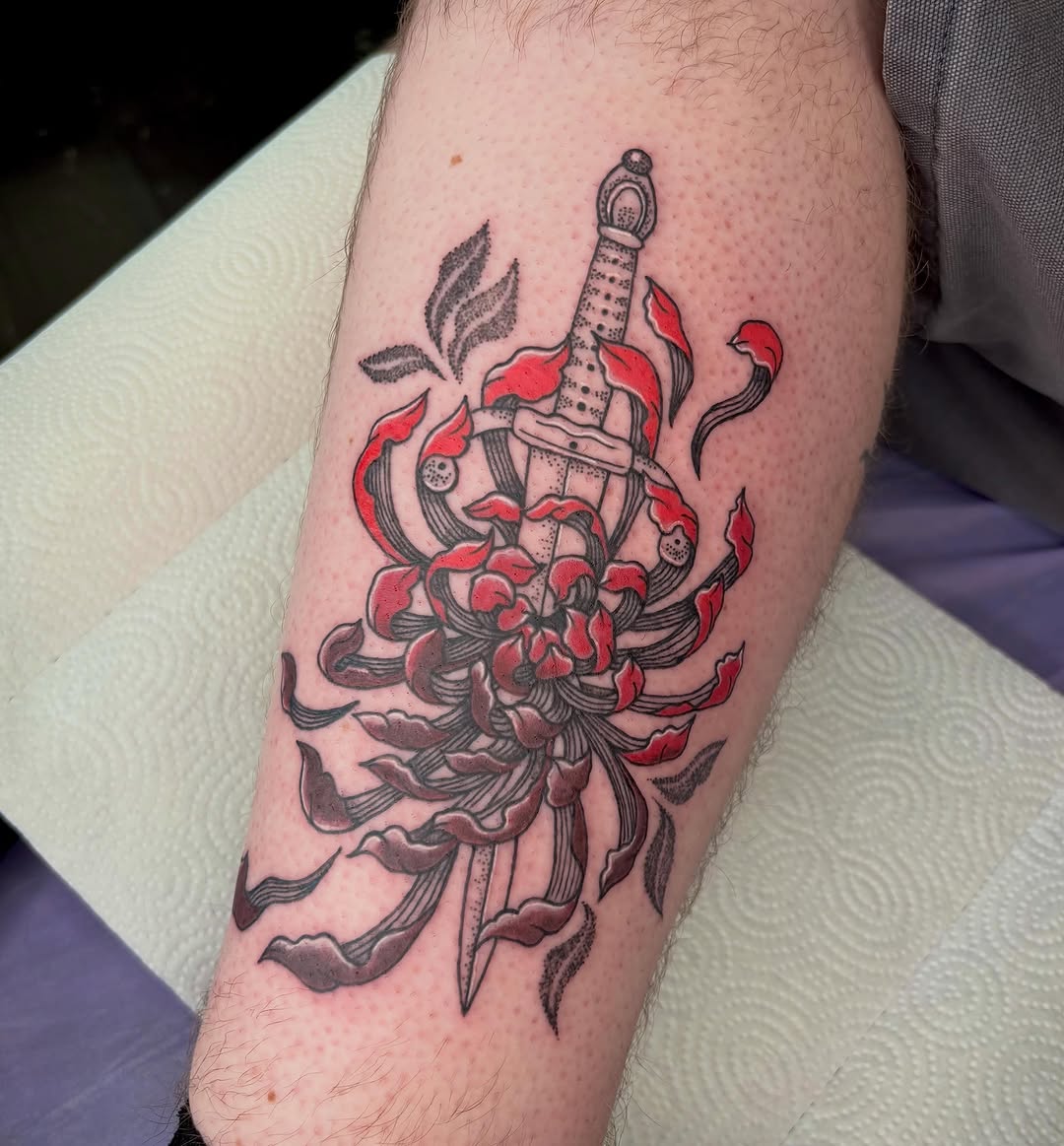 Tattoo by @destiney.tattoos — japanese_irezumi, illustrative