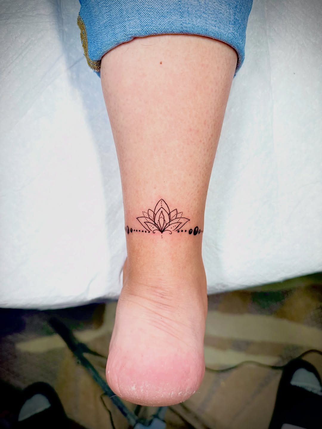 Tattoo by @inqed_tattoo β fine_line, dotwork