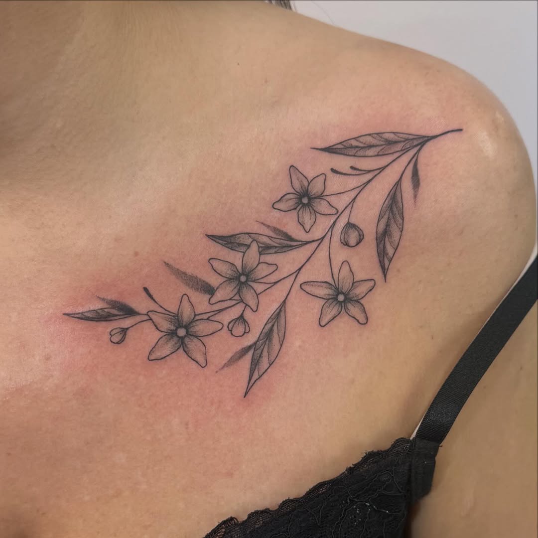 Tattoo by @zoe.eli.tattoo — fine_line, black_and_grey