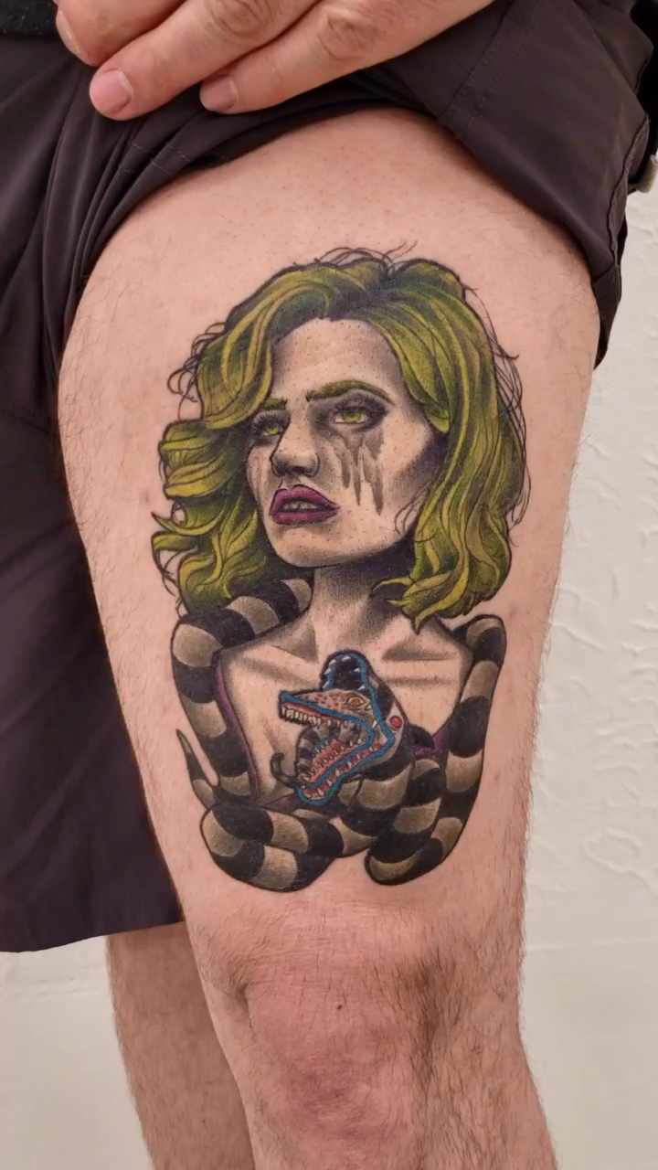 Tattoo by @lizvonborden โ realism, dark_realism