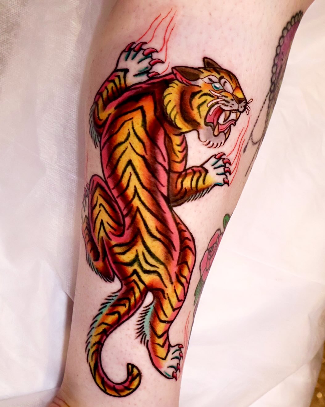 Tattoo by @elegantlyinking — american_traditional, illustrative