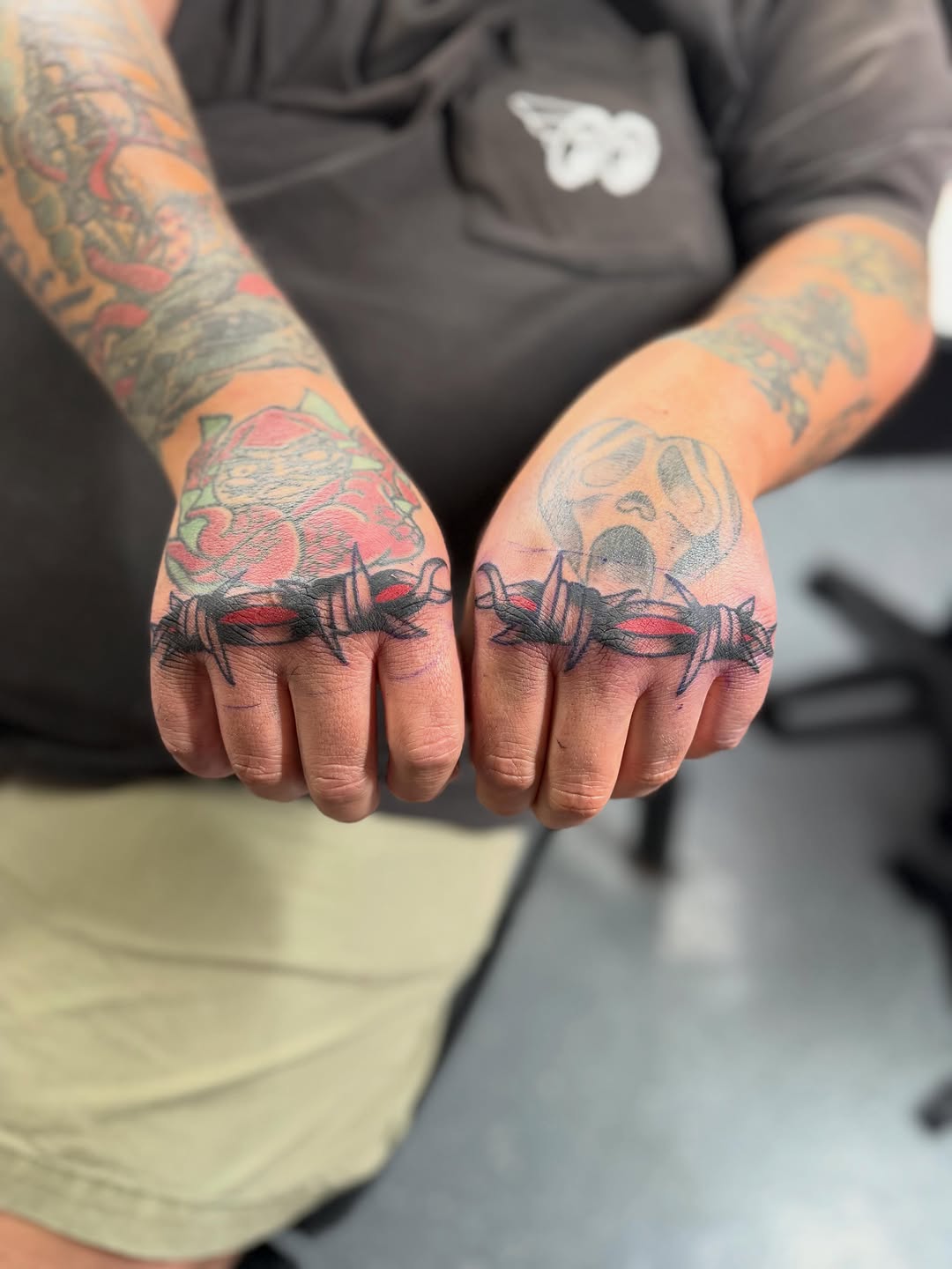 Tattoo by @sinfulwaifu β american_traditional, black_and_grey