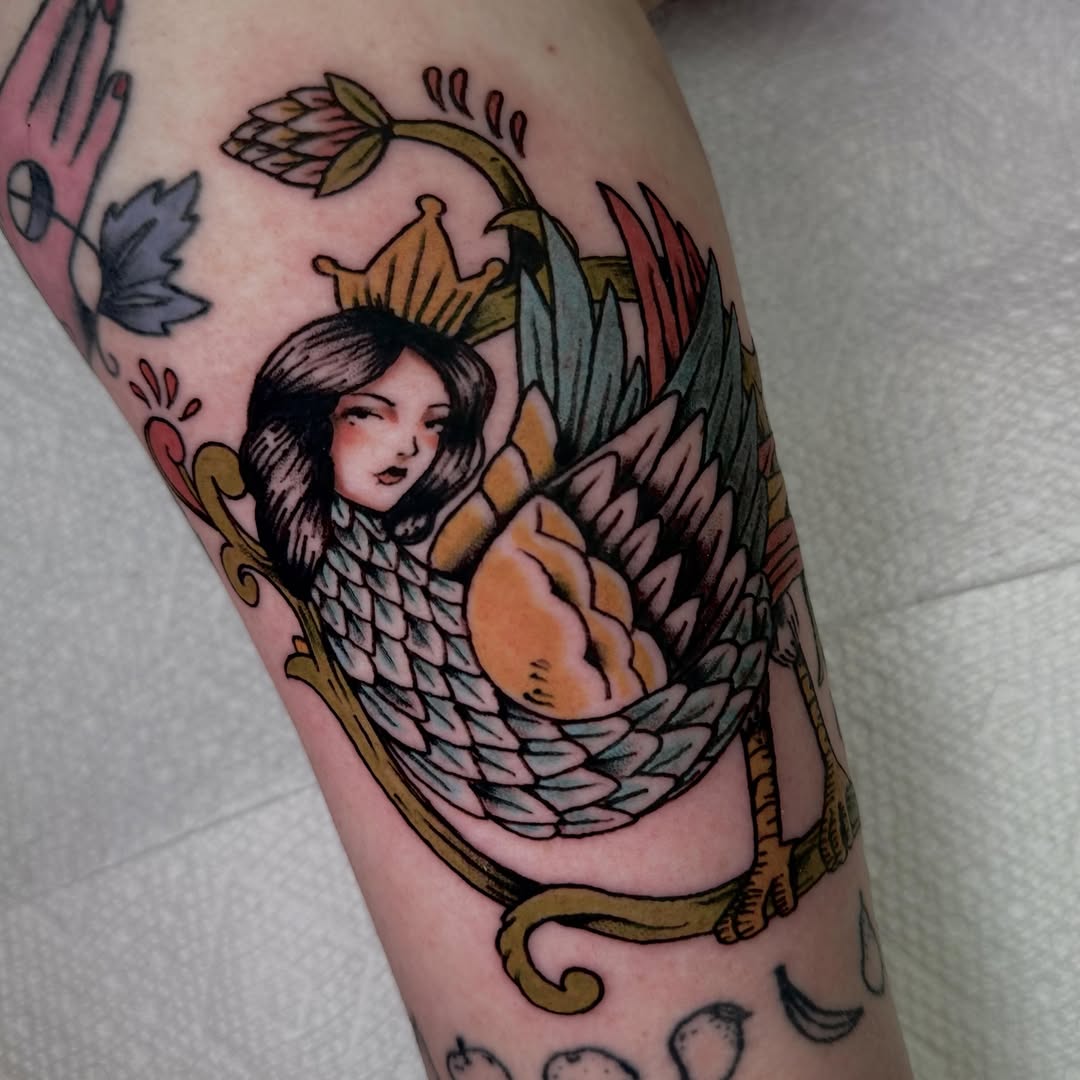 Tattoo by @gloomybugz โ neo_traditional