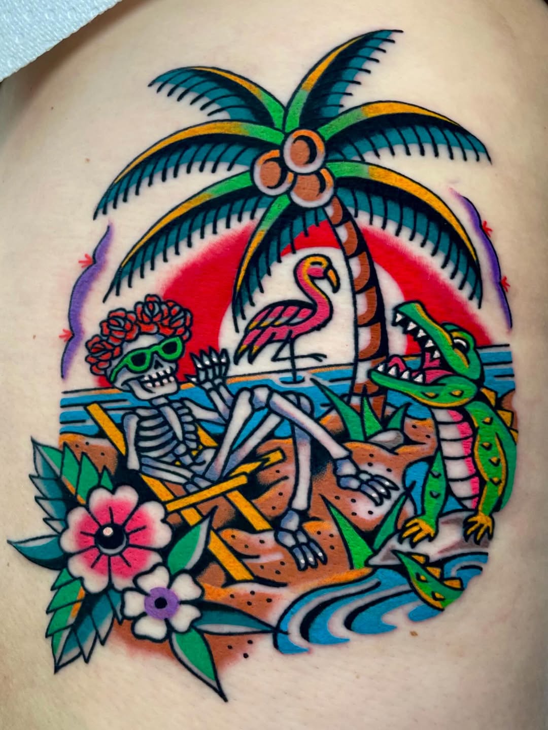 Tattoo by @ryanxmcd — american_traditional, illustrative