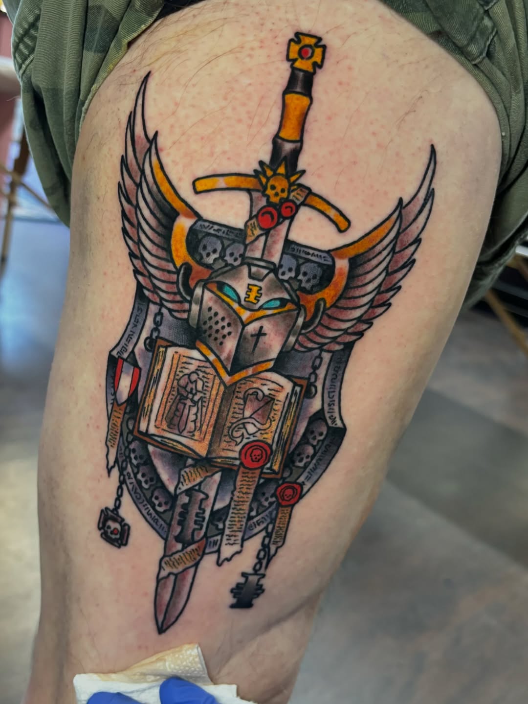 Tattoo by @gwodzilla_mst — neo_traditional, realism