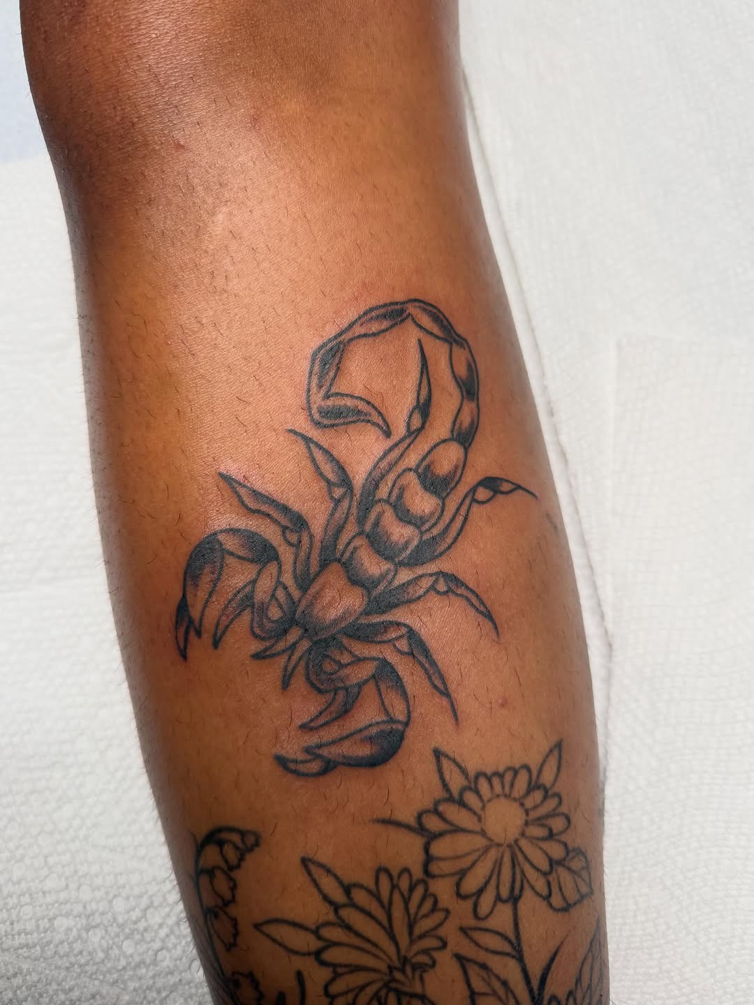 Tattoo by @eaglescreeech — black_and_grey, chicano