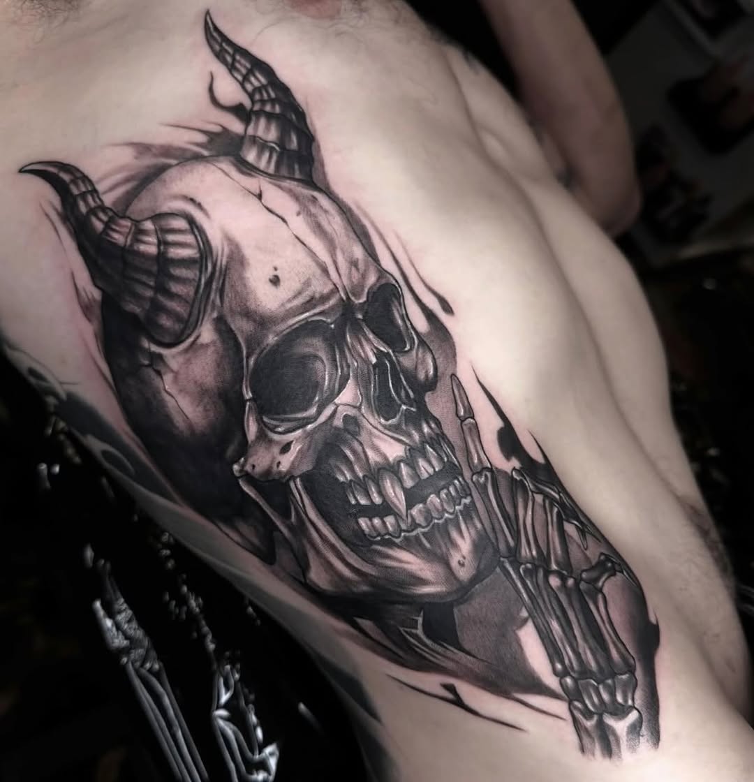 Tattoo by @wendys.ink — black_and_grey, realism
