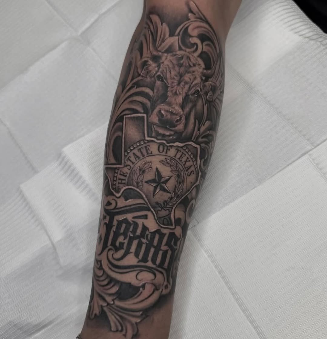 Tattoo by @wendys.ink — realism, black_and_grey