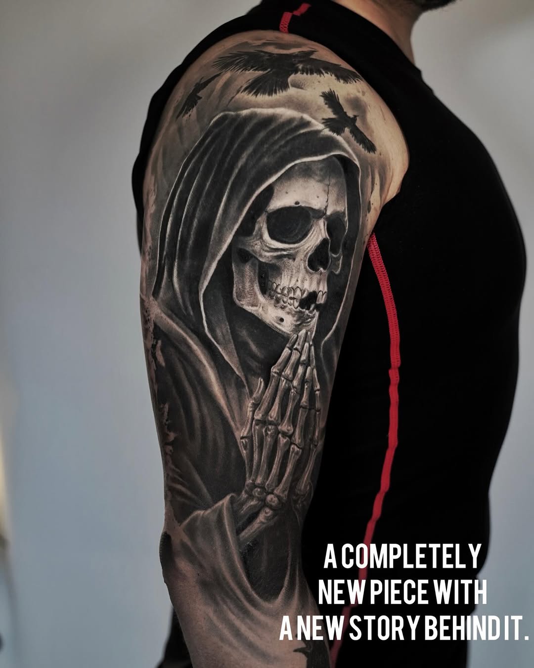 Tattoo by @facundogiltattoo — realism, black_and_grey