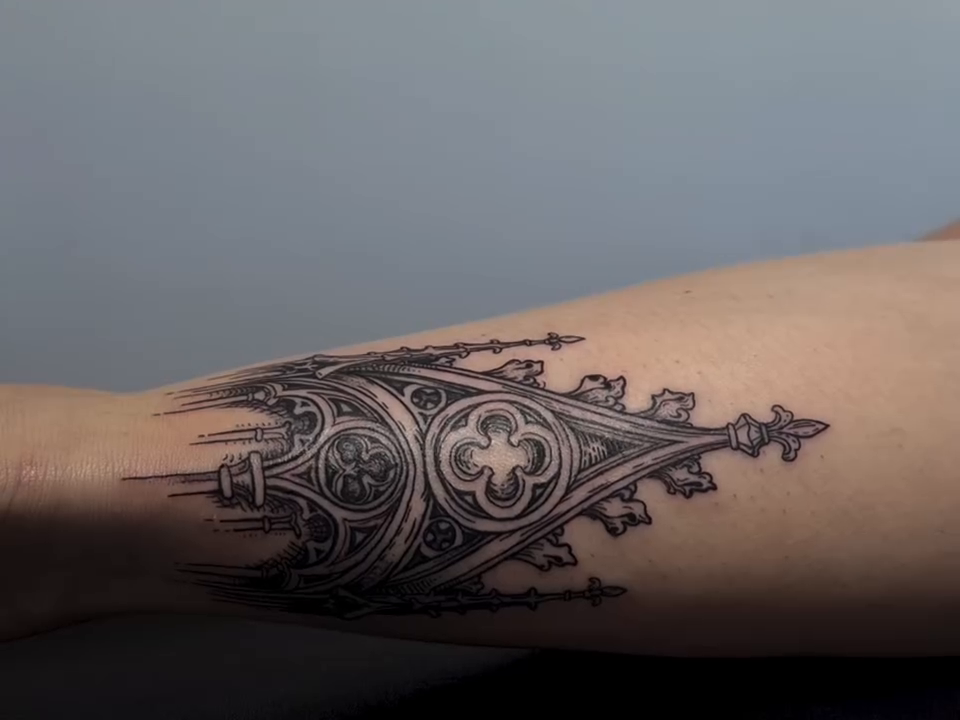 Tattoo by @ruby.tats — geometric, black_and_grey
