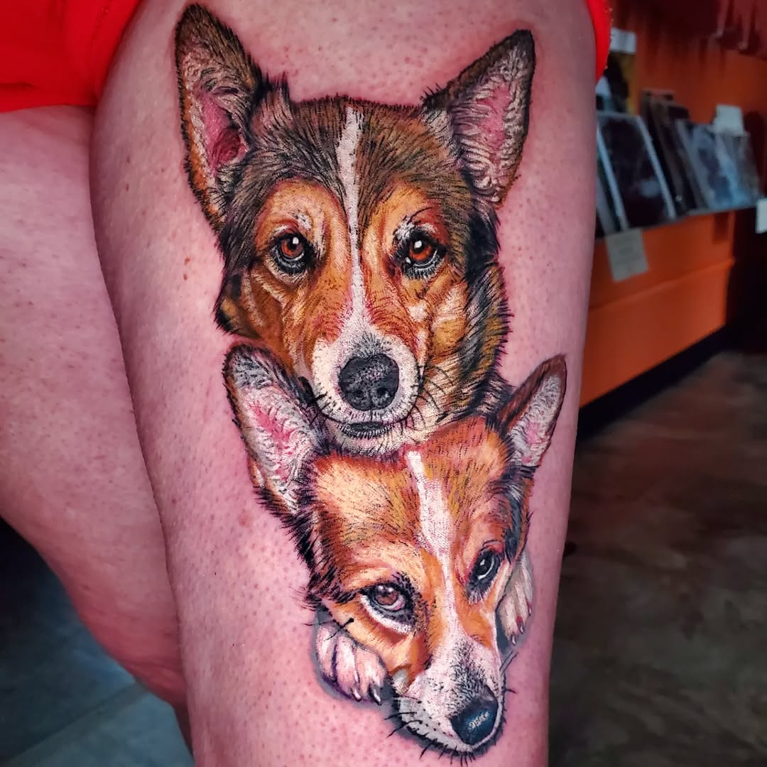 Tattoo by @mandrewtattoo — realism, black_and_grey