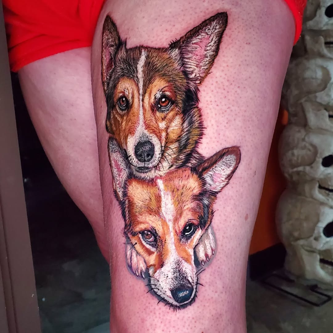 Tattoo by @mandrewtattoo — realism, black_and_grey