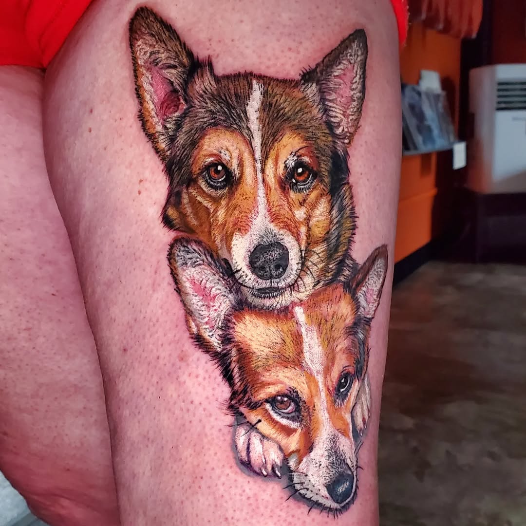 Tattoo by @mandrewtattoo — realism, black_and_grey