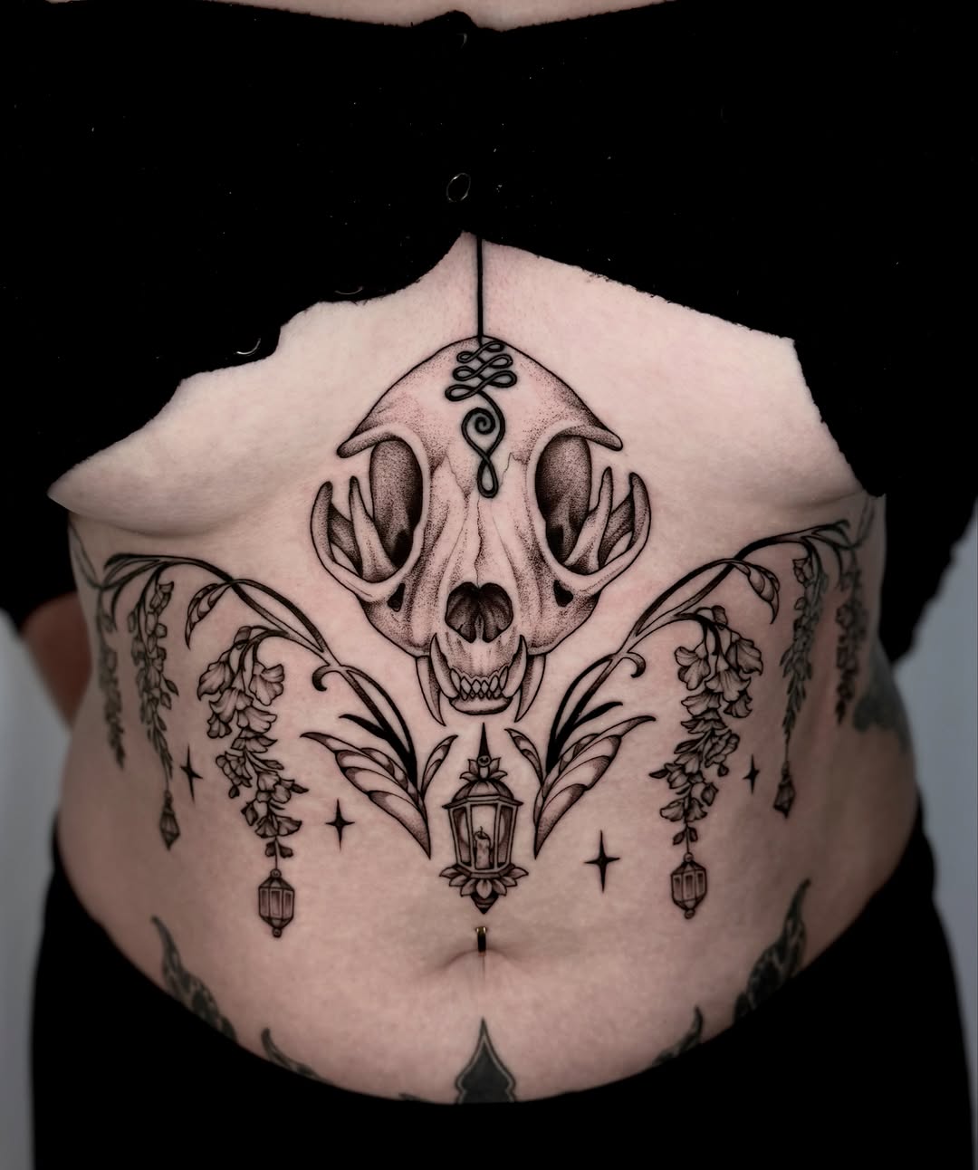Tattoo by @kathrynsemusart — blackwork