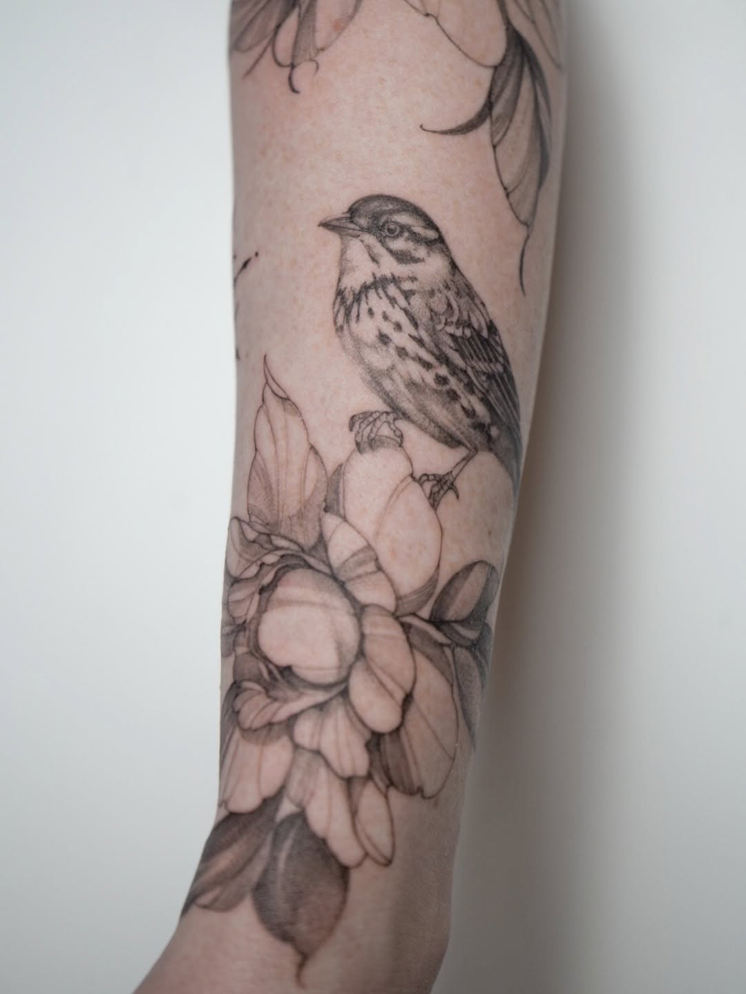 Tattoo by @funch.tattooer — black_and_grey, illustrative