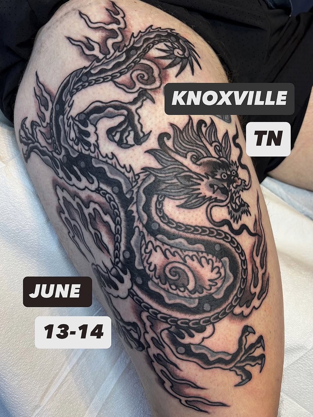 Tattoo by @mason_montgomery — japanese_irezumi, black_and_grey
