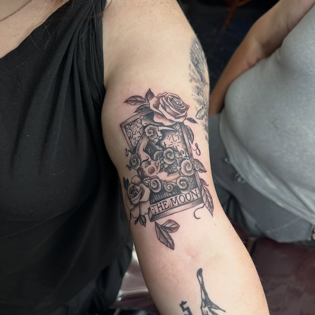 Tattoo by @jbeantat2 — black_and_grey, chicano