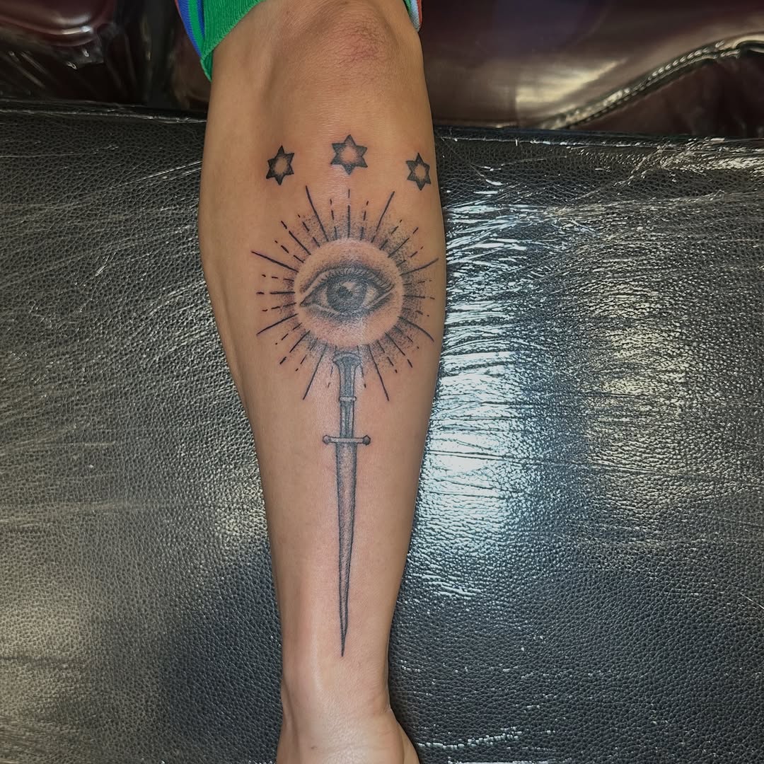 Tattoo by @jbeantat2 — black_and_grey, realism