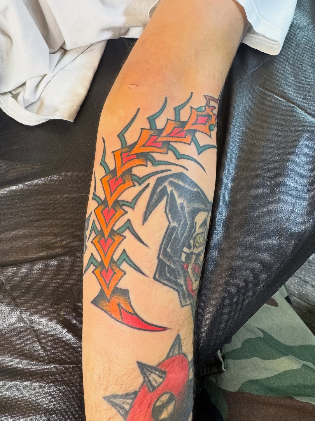Tattoo by @cesar863 โ new_school, blackwork