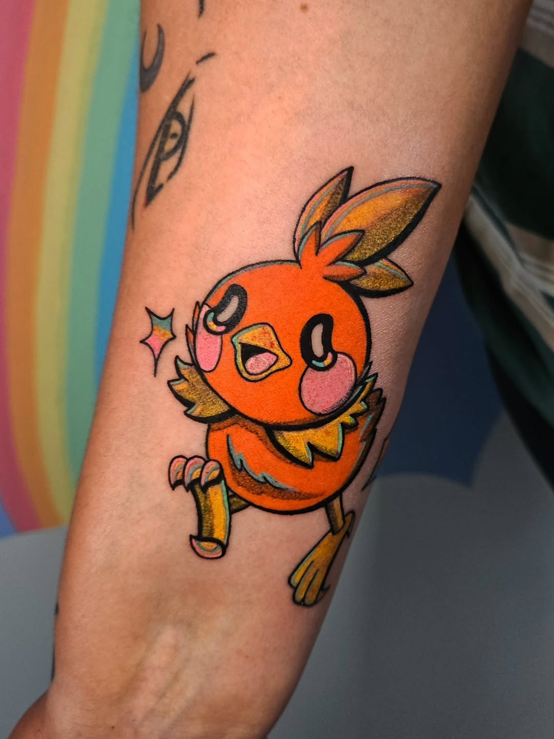 Tattoo by @grayscaleskies — anime