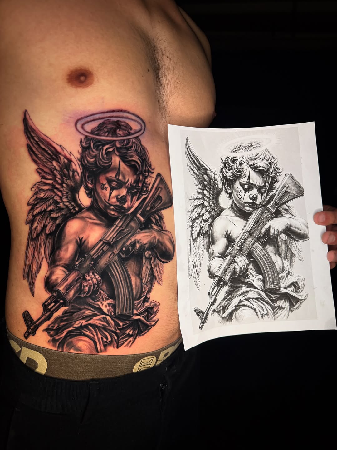 Tattoo by @tattsby0b — black_and_grey, realism