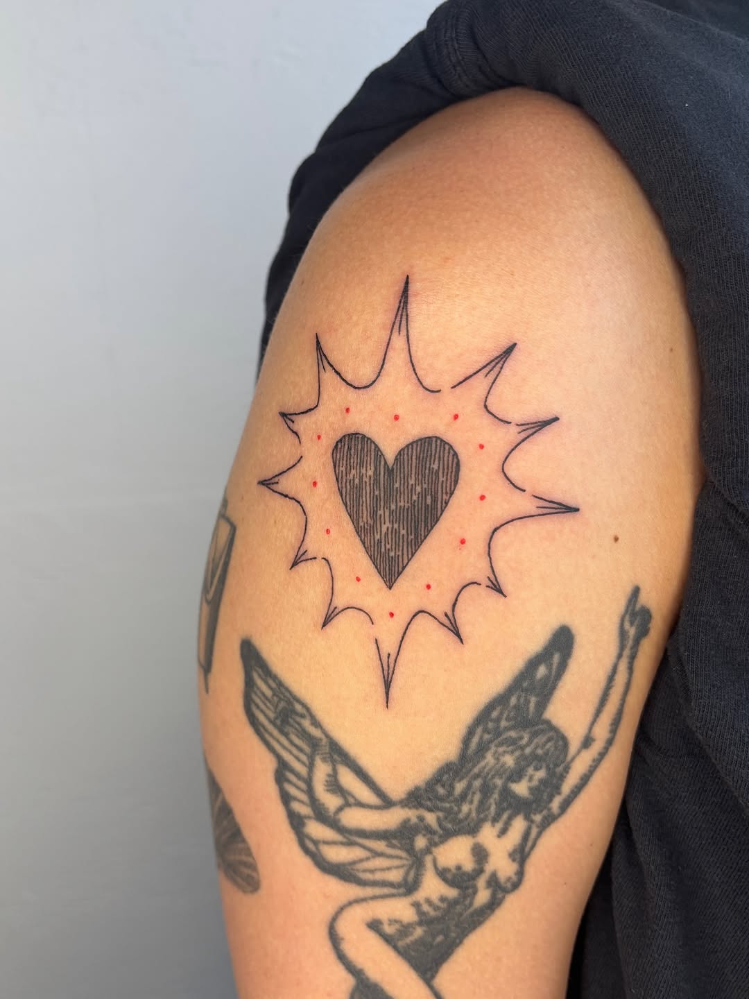 Tattoo by @tattoodlz — black_and_grey