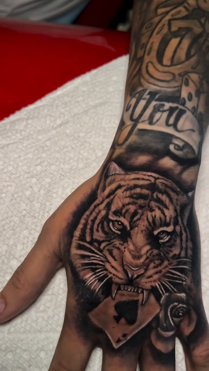 Tattoo by @tattoosbyluckyv — black_and_grey, realism