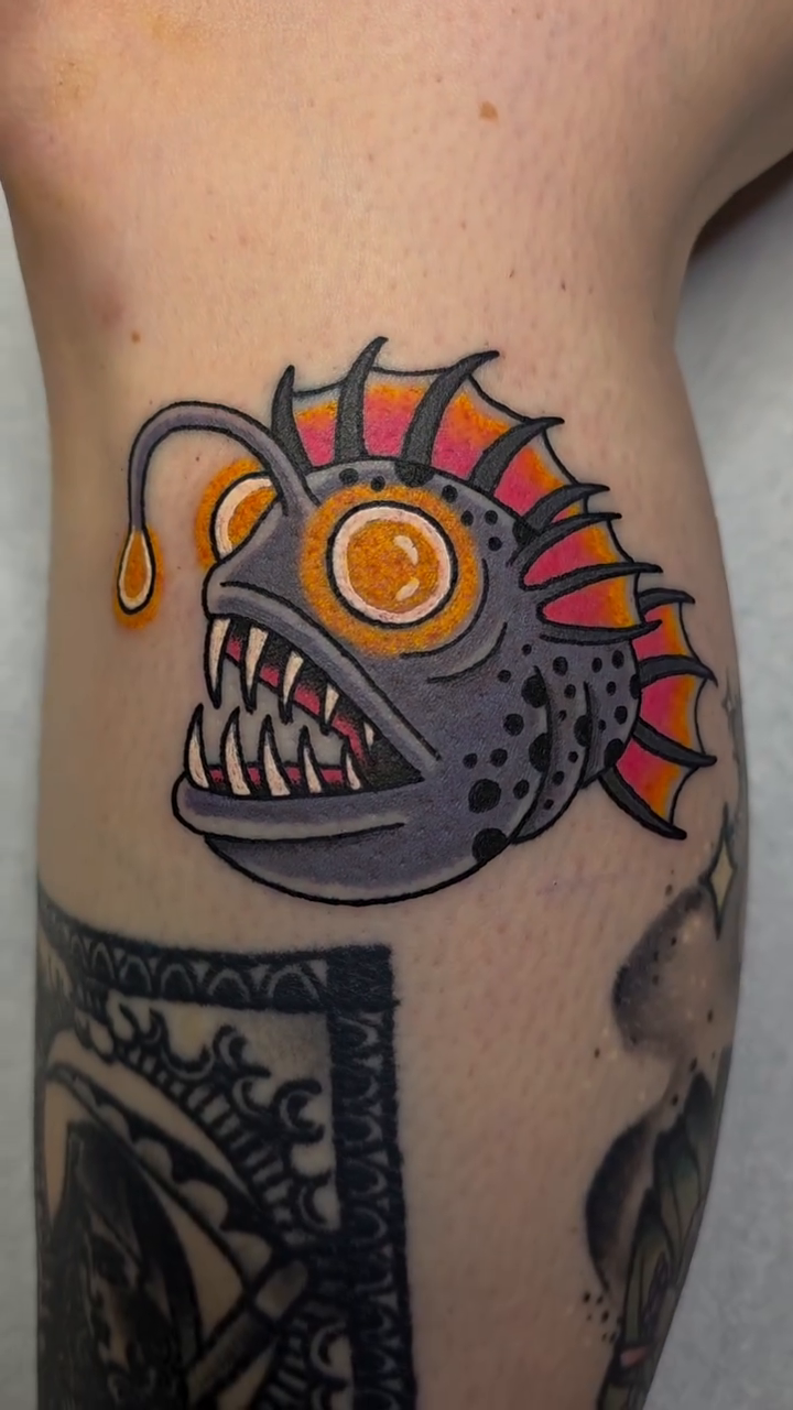Tattoo by @michaela.rose.tattoo — illustrative, new_school