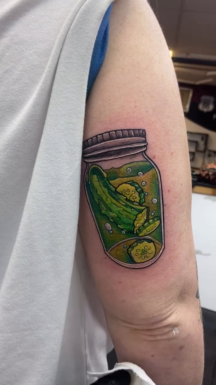 Tattoo by @shearnenator — illustrative, new_school