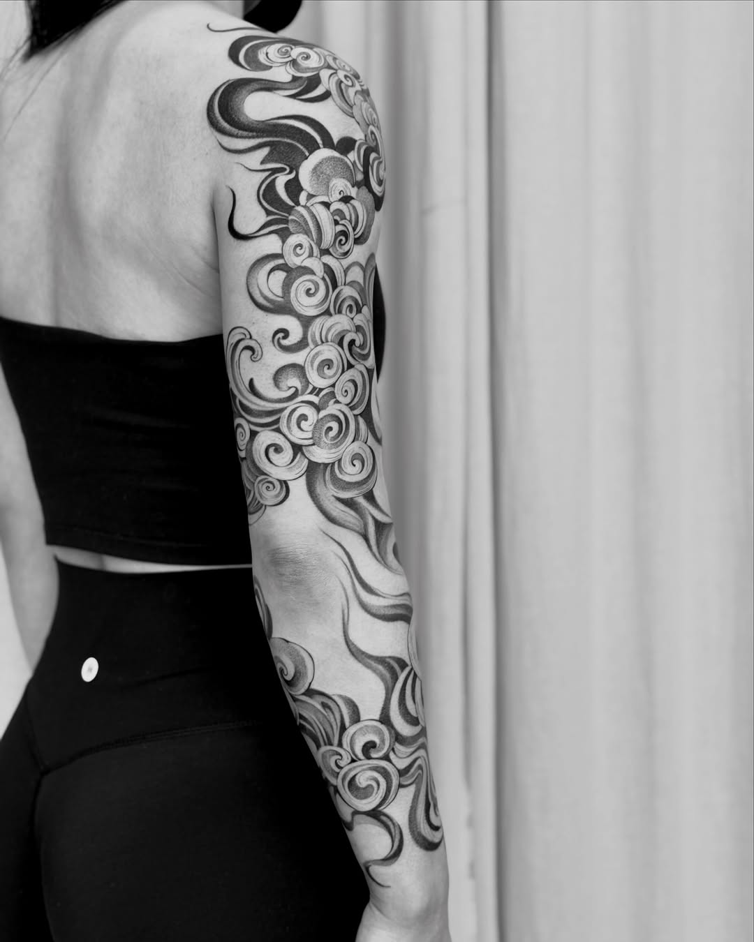 Tattoo by @aarchitattoo — black_and_grey, dotwork