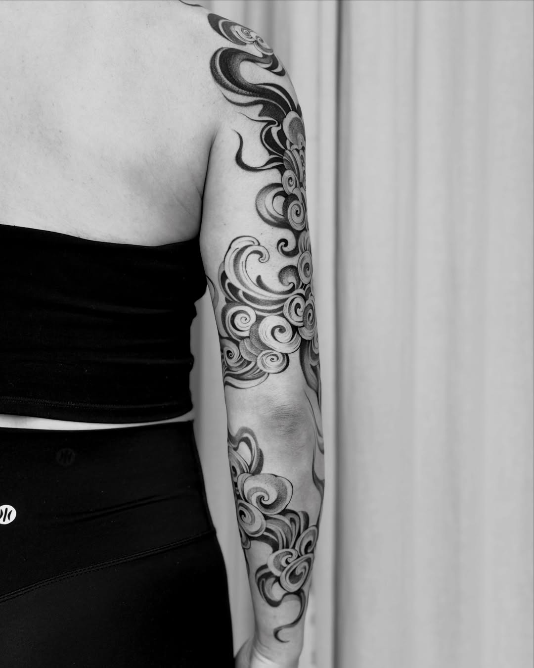 Tattoo by @aarchitattoo — japanese_irezumi, black_and_grey