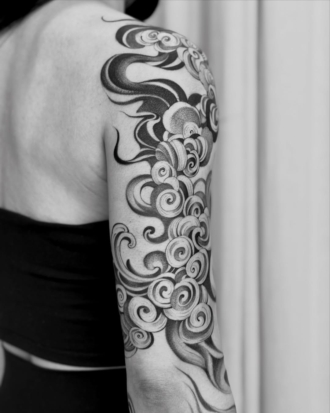 Tattoo by @aarchitattoo — black_and_grey, ornamental