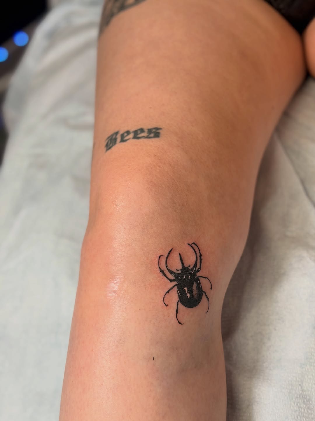 Tattoo by @pokedbylaskie — blackwork