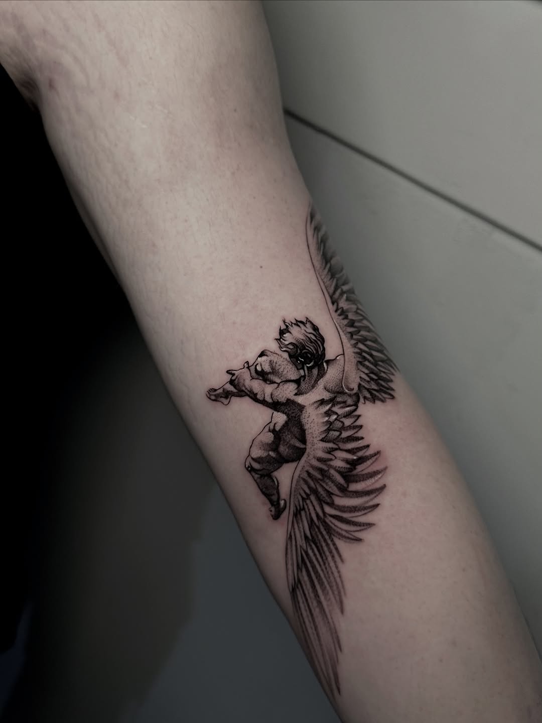 Tattoo by @rawb_tattoos β realism, black_and_grey