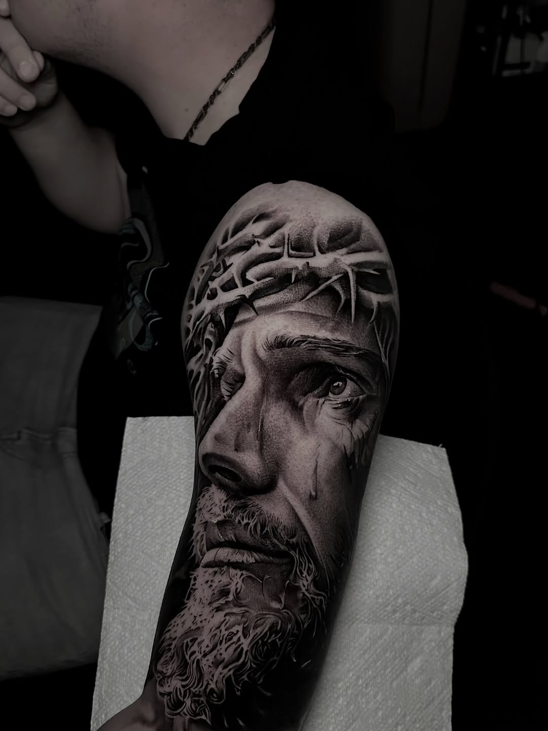 Tattoo by @rawb_tattoos β realism, black_and_grey