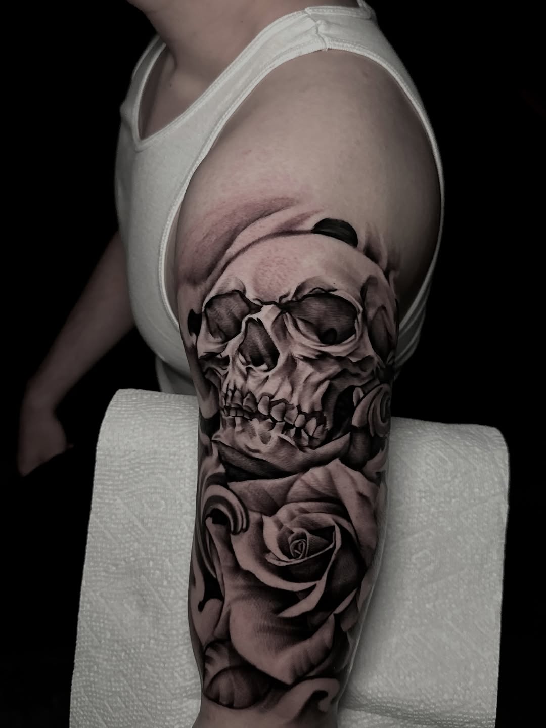 Tattoo by @rawb_tattoos β realism, black_and_grey