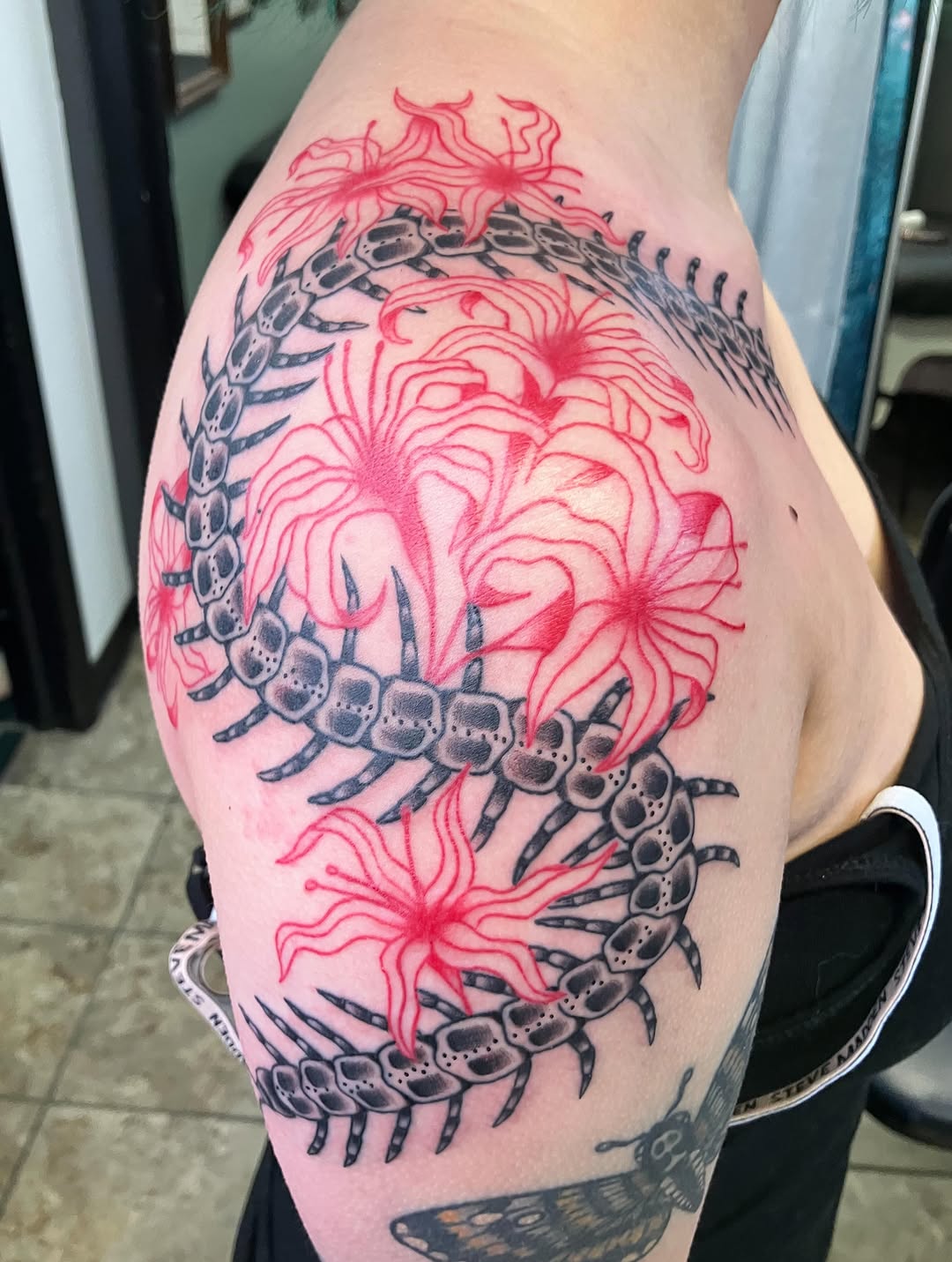 Tattoo by @tattymcghee — illustrative, black_and_grey