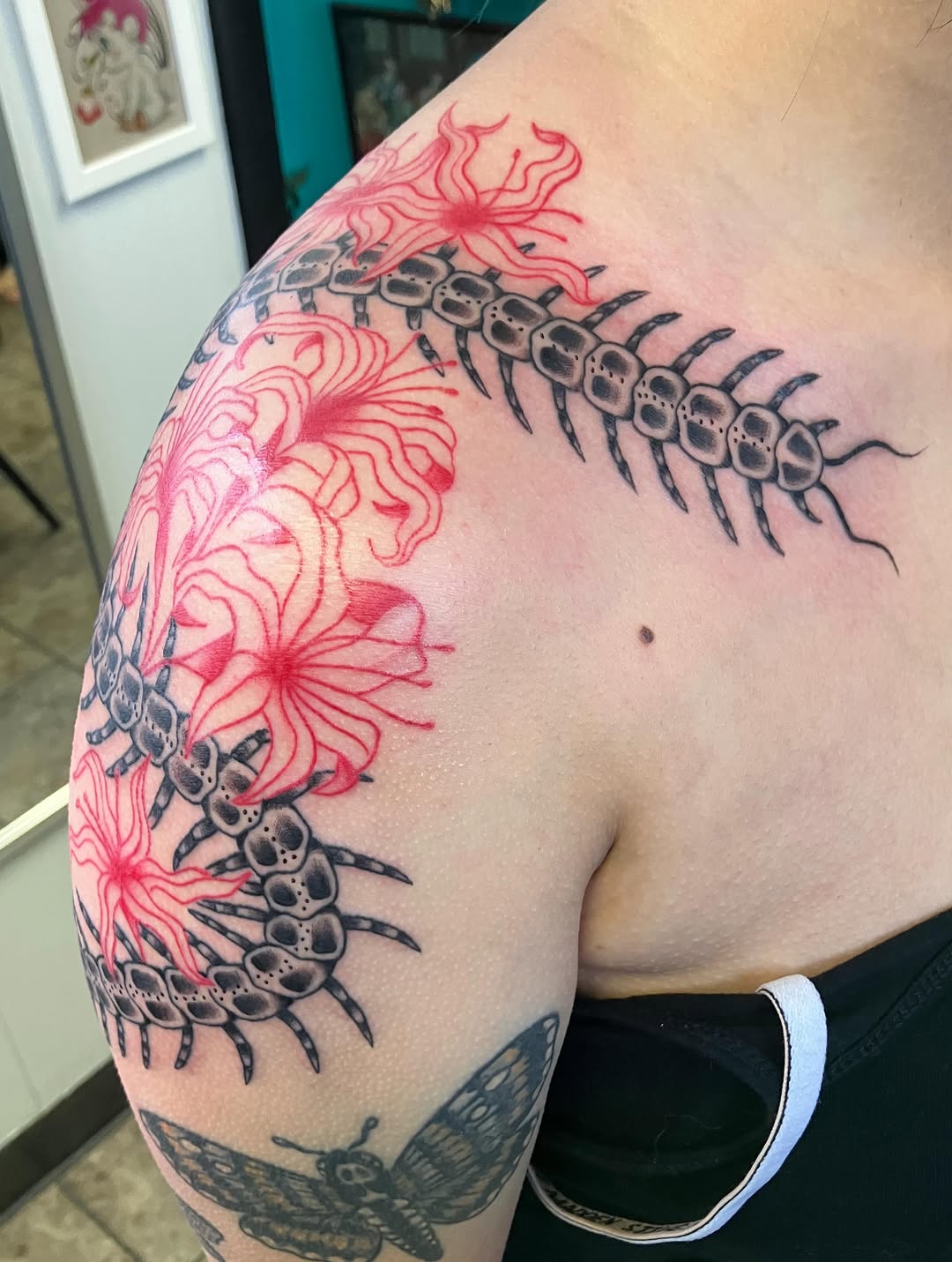 Tattoo by @tattymcghee — illustrative, black_and_grey