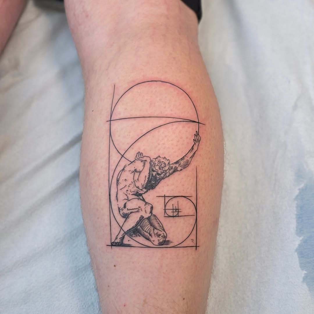Tattoo by @jordanna_pearl — black_and_grey, geometric