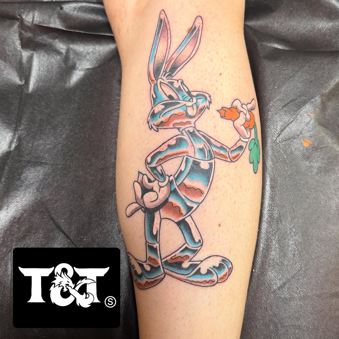 Tattoo by @cyborgbrains — new_school