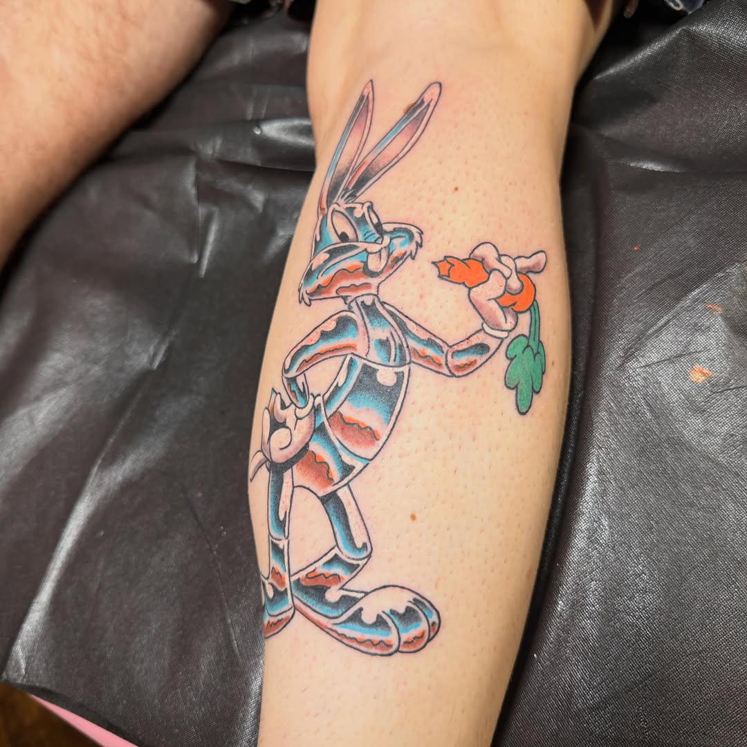 Tattoo by @cyborgbrains — new_school