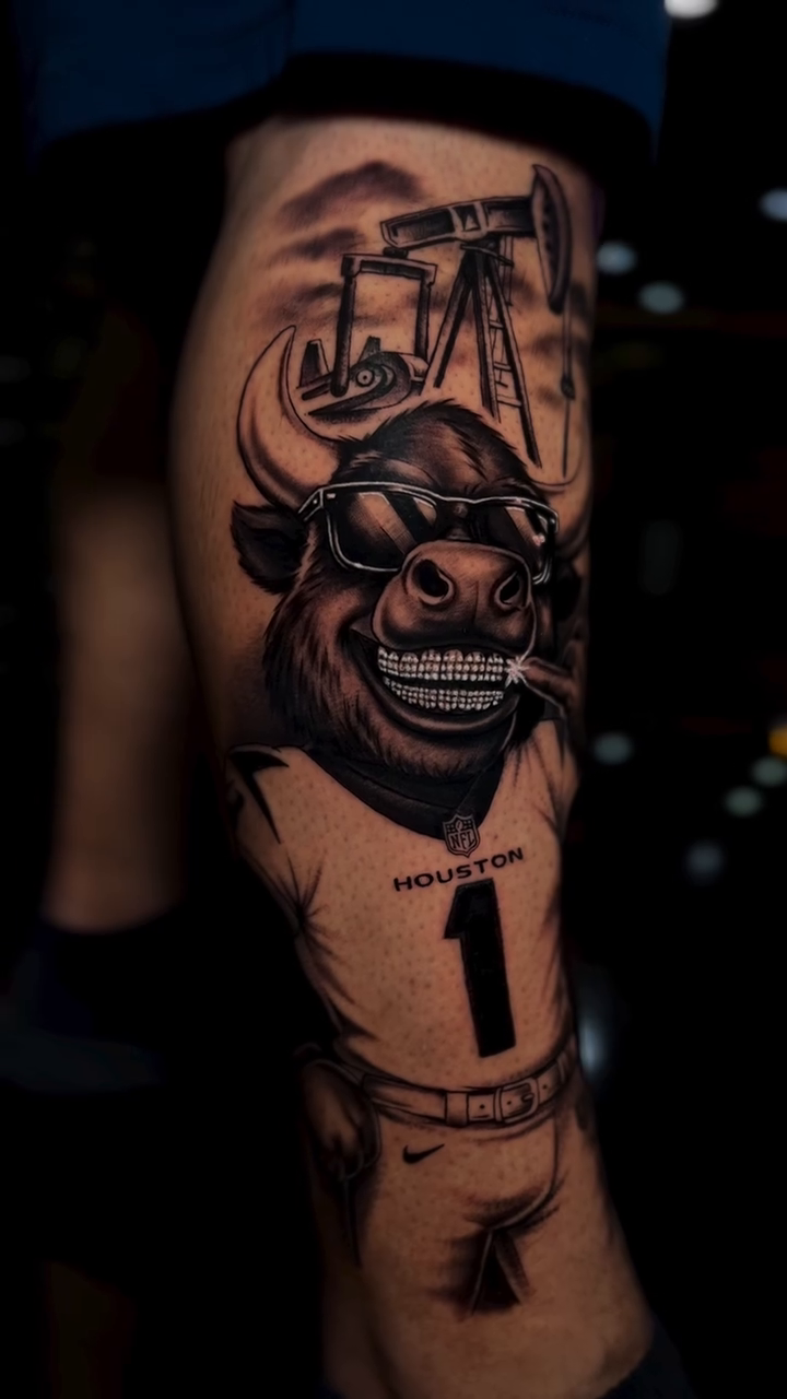 Tattoo by @chrisraymyerstats β realism, black_and_grey