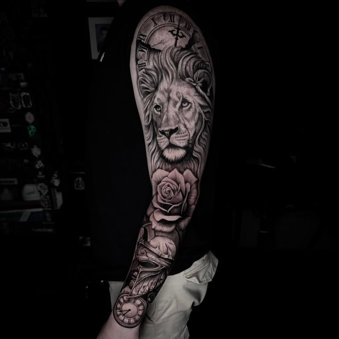 Tattoo by @corycabletattoos โ realism, black_and_grey