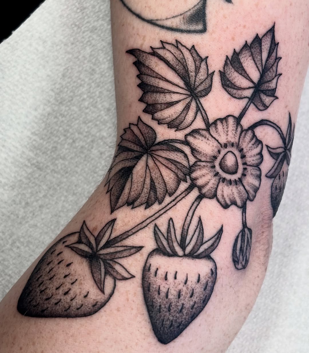 Tattoo by @madisonmakestattoos — illustrative, black_and_grey